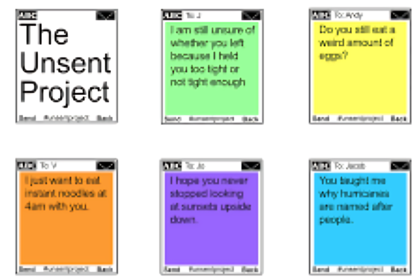 the unsent project